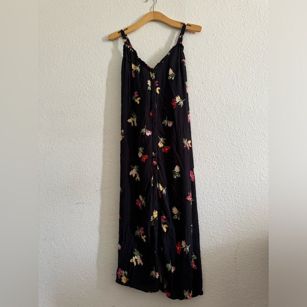 Billabong black dress with florals
